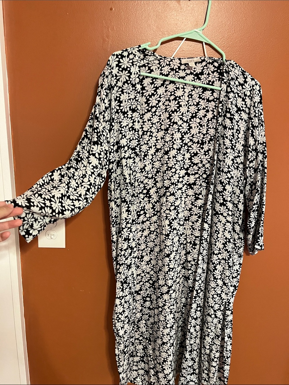 LOFT Open-front Duster Cardigan